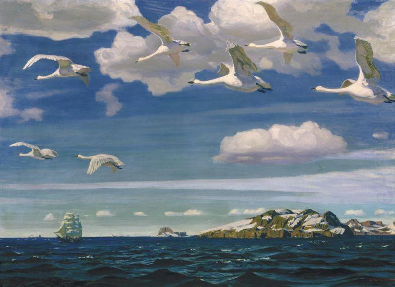 Arkady Alexandrovich Rylov In the Blue Expanse china oil painting image
